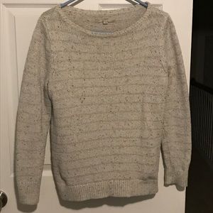 Striped Speckled Sweater